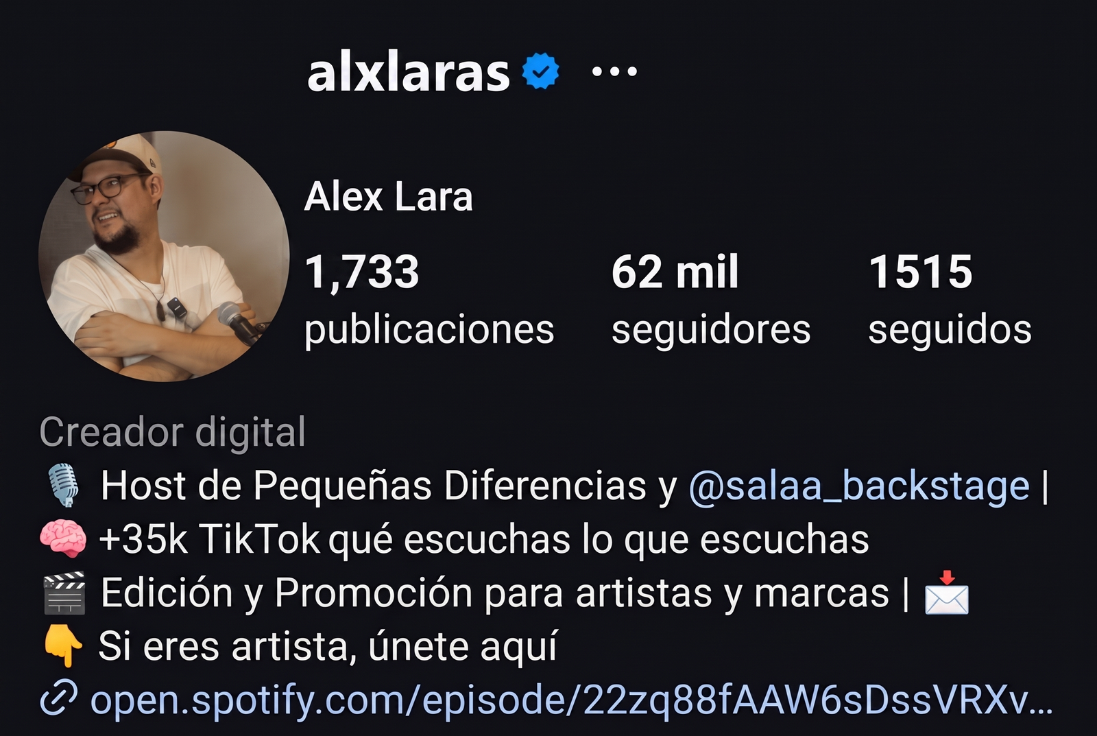 Perfil después